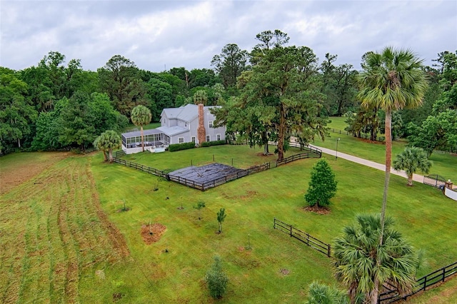 20250 NW 71st Ct, Micanopy, FL 32667 - aerial view of sparsely populated area with a pastoral area