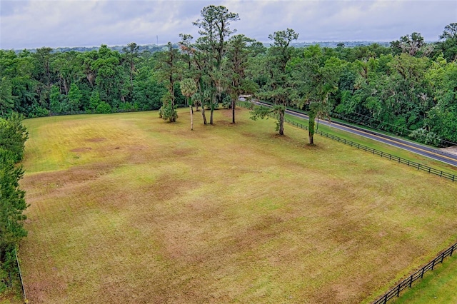 20250 NW 71st Ct, Micanopy, FL 32667 - view of yard with a view of rural / pastoral area and a forest view