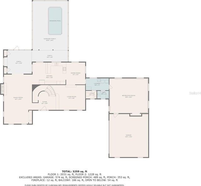 20250 NW 71st Ct, Micanopy, FL 32667 - property floor plan