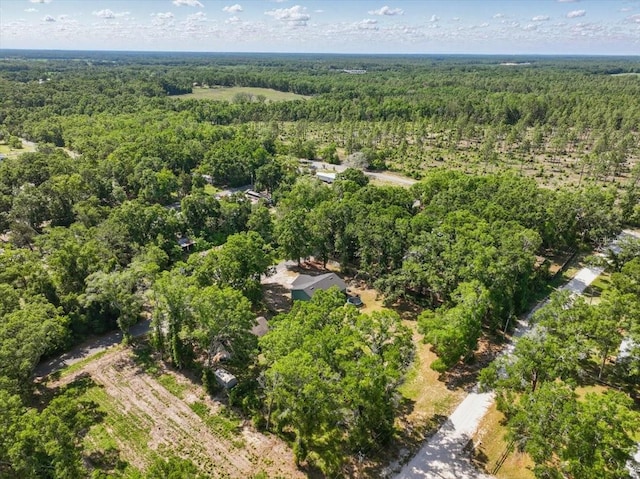 1180 Hough St, Bell, FL 32619 - aerial view of property and surrounding area with a heavily wooded area