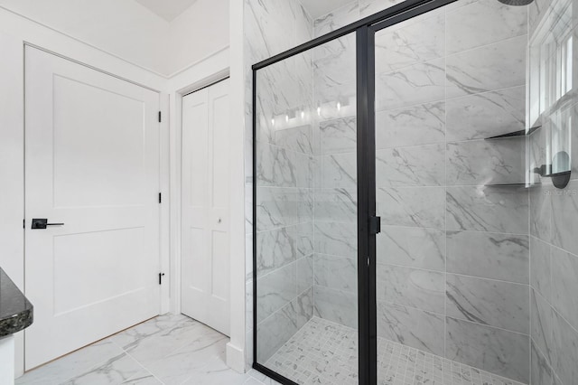 3645 Frederick Ave, Bell, FL 32619 - bathroom with marble finish flooring and a shower stall