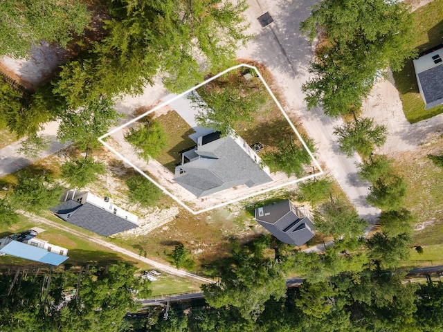 3645 Frederick Ave, Bell, FL 32619 - aerial view of property's location featuring property boundaries highlighted