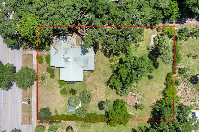 502 NE Cholokka Blvd, Micanopy, FL 32667 - aerial overview of property's location with property parcel outlined
