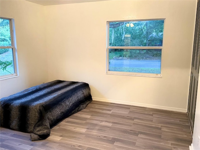 532 NE 7th Ter, Gainesville, FL 32601 - bedroom with wood finished floors and baseboards