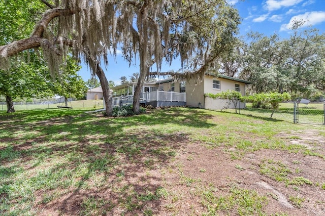 1786 S Border Ave, Inverness, FL 34452 - view of yard with a deck