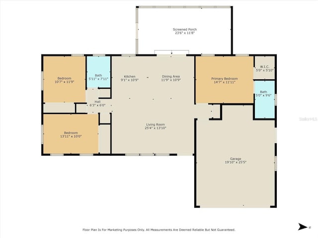 1786 S Border Ave, Inverness, FL 34452 - home floor plan