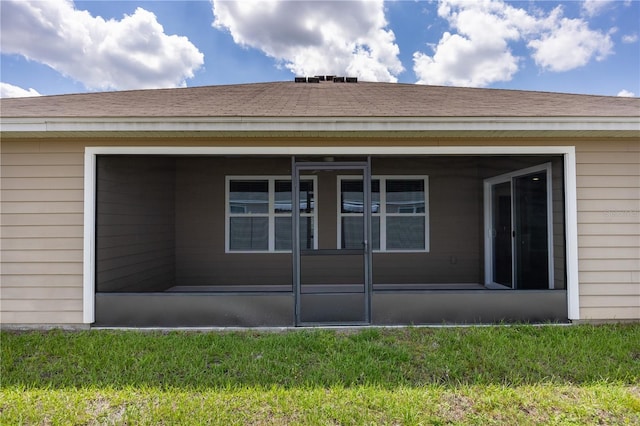 view of back of property