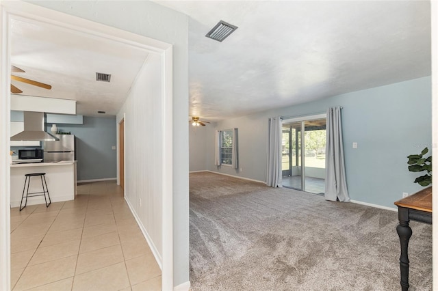 5610 NW 29th Ter, Gainesville, FL 32653 - hall with baseboards and tile patterned flooring
