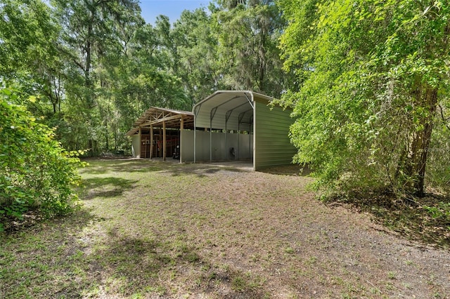 14204 SW 70th St, Archer, FL 32618 - view of yard with a detached carport