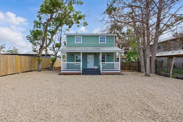 203 1st Ave SE, Steinhatchee, FL 32359 - view of front of home with covered porch