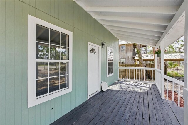 203 1st Ave SE, Steinhatchee, FL 32359 - view of wooden deck