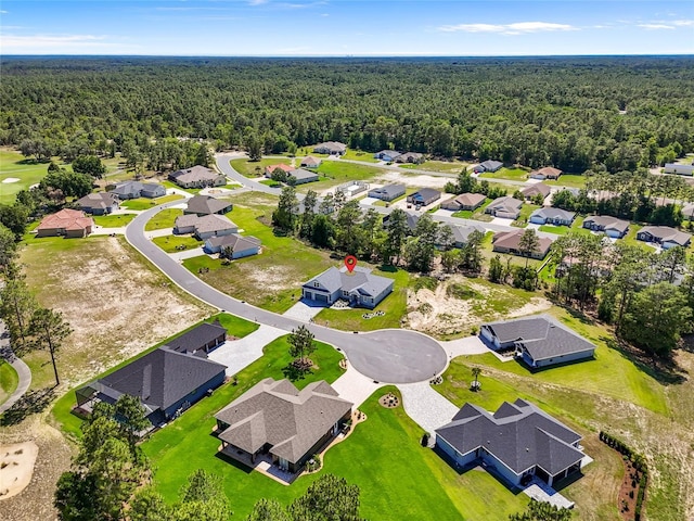 17781 SW 72nd Street Rd, Dunnellon, FL 34432 - aerial perspective of suburban area featuring a forest