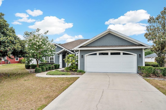 19152 NW 228th Way, High Springs, FL 32643 - view of front facade with a front lawn, an attached garage, and concrete driveway