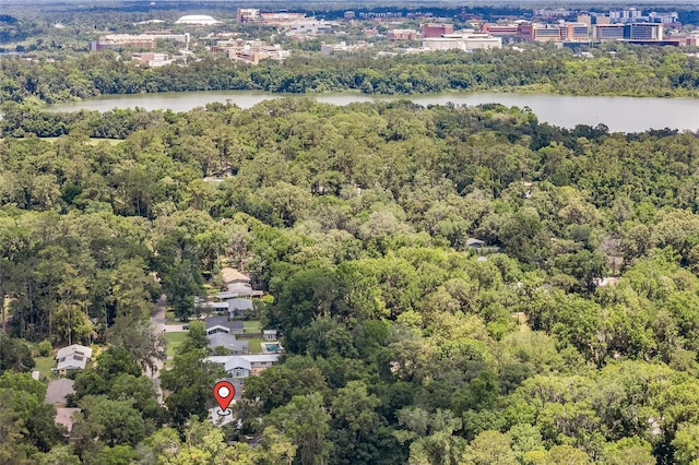 4023 SW 19th St, Gainesville, FL 32608 - drone / aerial view of a large body of water and a heavily wooded area