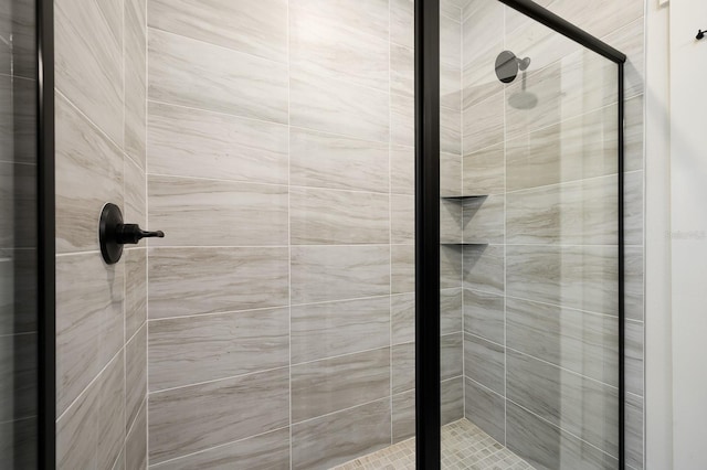 full bathroom with a stall shower