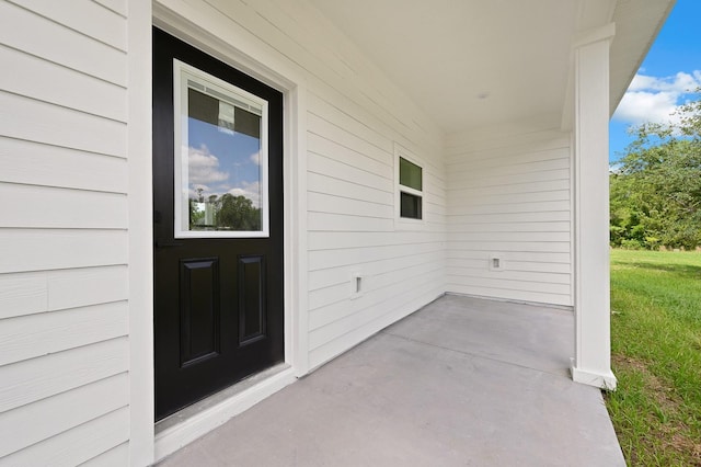 view of entrance to property