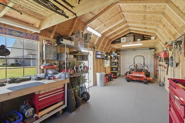 view of storage room