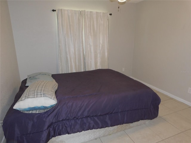 721 Town Ct Unit A & B, Bronson, FL 32621 - bedroom featuring tile patterned floors, baseboards, and ceiling fan