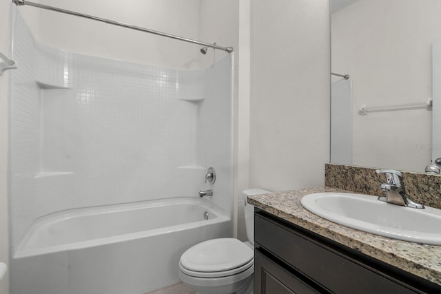 4261 SW 62nd Loop, Ocala, FL 34474 - bathroom with toilet, vanity, and  shower combination