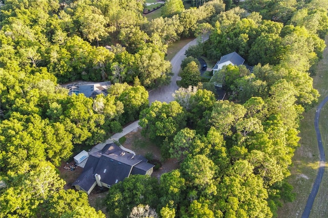 5802 SW 89th Ter, Gainesville, FL 32608 - aerial overview of property's location with a heavily wooded area