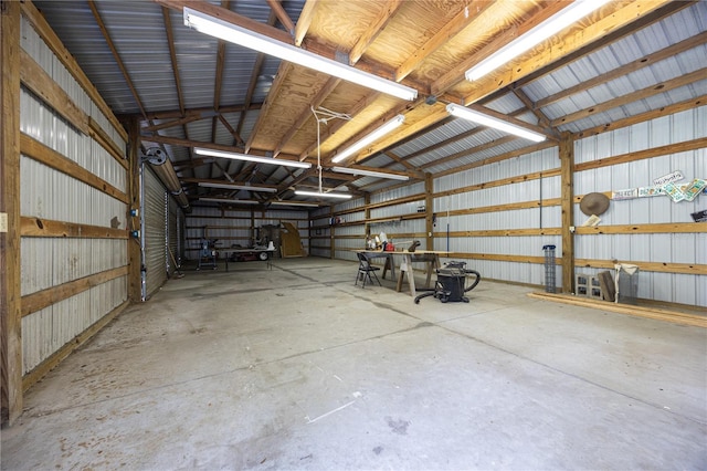 8968 122nd St, Live Oak, FL 32060 - garage with metal wall