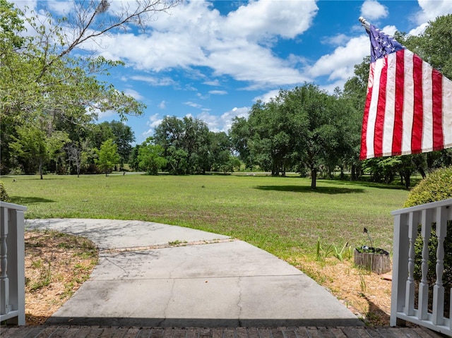 8968 122nd St, Live Oak, FL 32060 - view of grassy yard featuring view of scattered trees and a patio