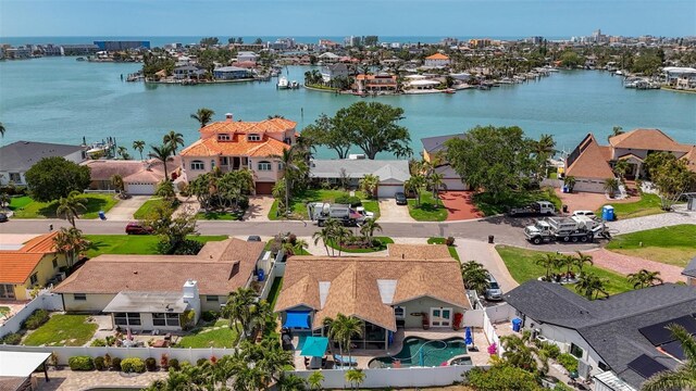 1120 81st St S, Saint Petersburg, FL 33707 - aerial perspective of suburban area featuring a large body of water