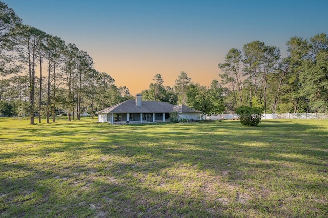 3233 SW 125th St, Archer, FL 32618 - view of yard featuring covered porch