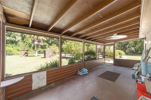 13207 SW Williston Rd, Micanopy, FL 32667 - view of unfurnished sunroom