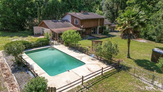 13207 SW Williston Rd, Micanopy, FL 32667 - view of swimming pool featuring a patio area