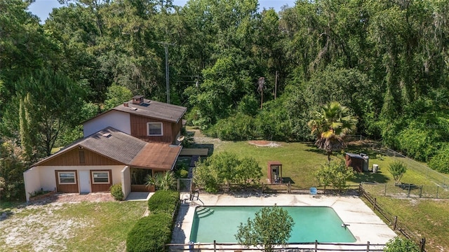 13207 SW Williston Rd, Micanopy, FL 32667 - view of pool with a patio