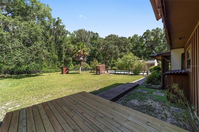 13207 SW Williston Rd, Micanopy, FL 32667 - deck featuring a pool