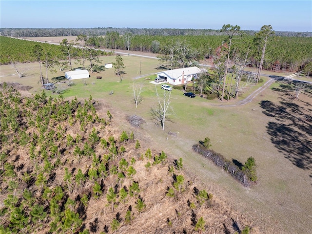 1058 NW County Road 290, Mayo, FL 32066 - aerial view of property and surrounding area featuring rural landscape