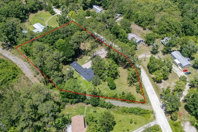 3046 SE 134th St, Starke, FL 32091 - aerial overview of property's location with property boundaries highlighted