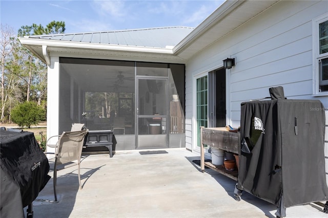 11001 225th Rd, Live Oak, FL 32060 - view of patio / terrace with a sunroom
