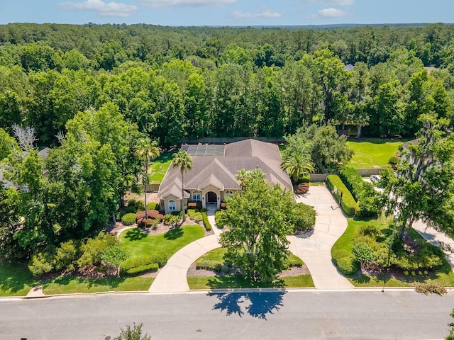 3533 SW 87th Dr, Gainesville, FL 32608 - aerial view of property and surrounding area featuring a forest