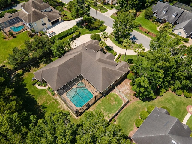3533 SW 87th Dr, Gainesville, FL 32608 - aerial view of residential area with a pool area