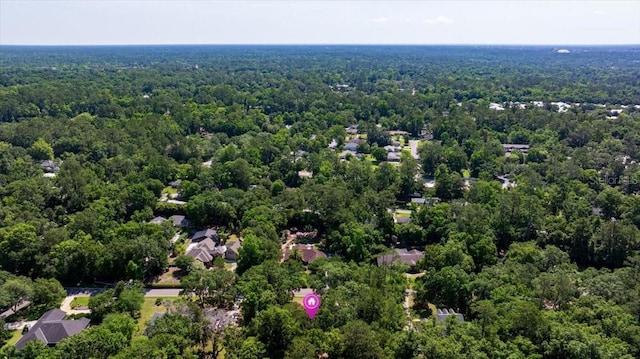 aerial view of a forest