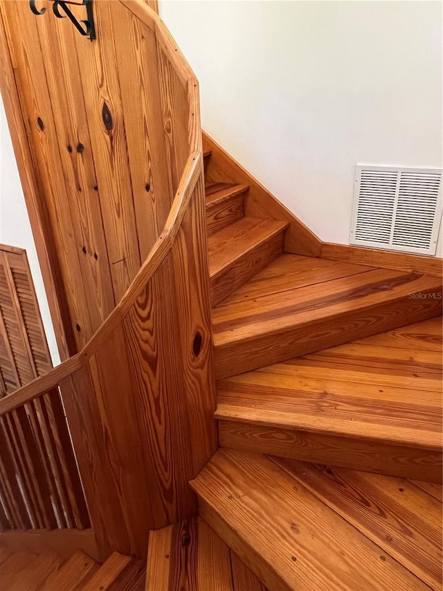 view of staircase