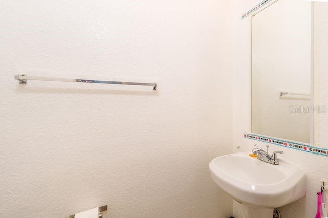 bathroom with a sink