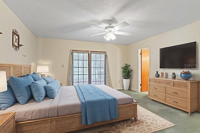 8804 NW 176th Ter, Alachua, FL 32615 - bedroom featuring carpet floors and ceiling fan