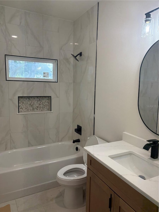 2522 SE 11th Ave, Gainesville, FL 32641 - full bath with vanity,  shower combination, and tile patterned floors
