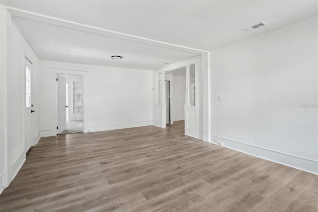 20016 SE 219th Ave, Hawthorne, FL 32640 - unfurnished room with wood finished floors and baseboards