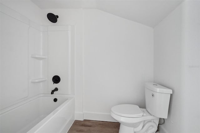 20016 SE 219th Ave, Hawthorne, FL 32640 - bathroom featuring wood finished floors, toilet, and  shower combination