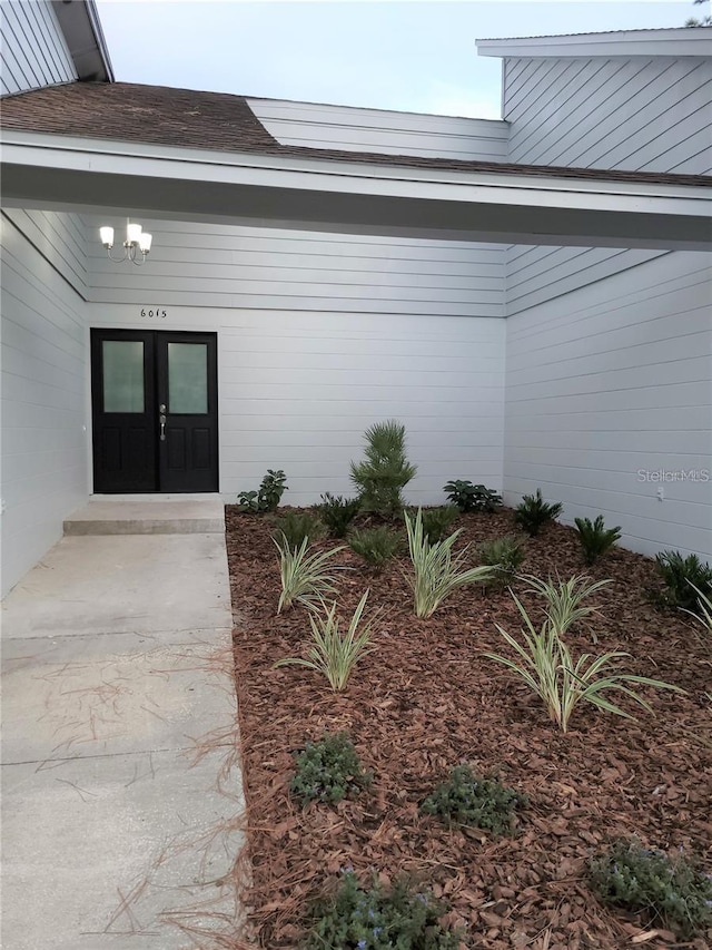 6015 SW 35th Way, Gainesville, FL 32608 - doorway to property with french doors