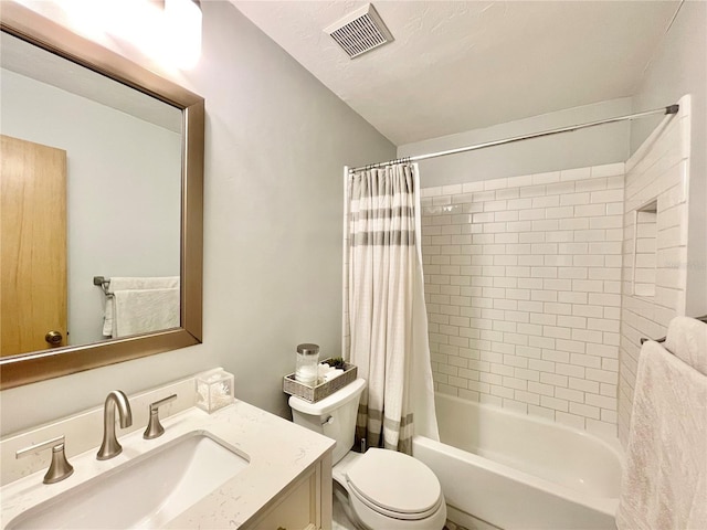 4370 NW 60th Ter, Gainesville, FL 32606 - bathroom with shower / bath combination with curtain, vanity, and toilet
