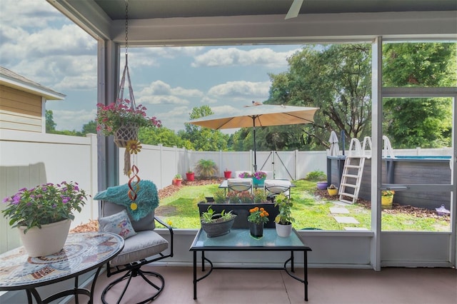 24624 NW 7th Ln, Newberry, FL 32669 - view of sunroom / solarium