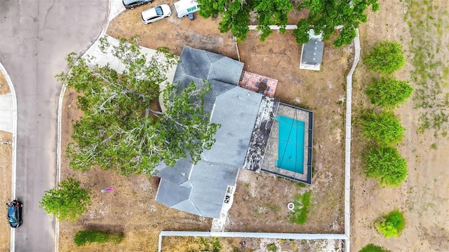 2204 Krista Ln, Brandon, FL 33511 - bird's eye view of a pool area