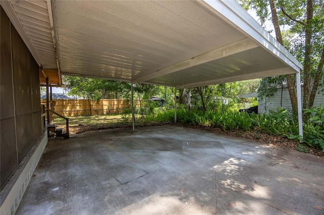 1617 NE 8th St, Gainesville, FL 32609 - view of patio / terrace with a carport