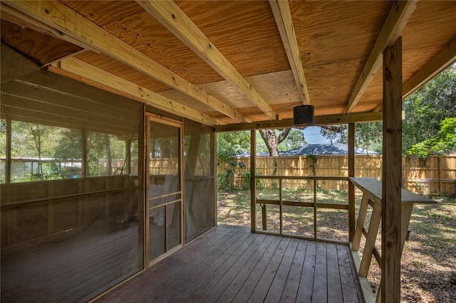 1617 NE 8th St, Gainesville, FL 32609 - unfurnished sunroom featuring healthy amount of natural light